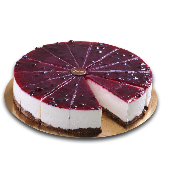 Tarta Mousse De Queso Con Arándanos