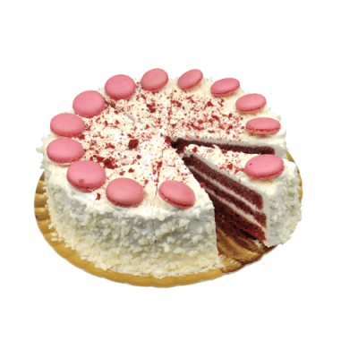 Tarta Red Velvet en porciones