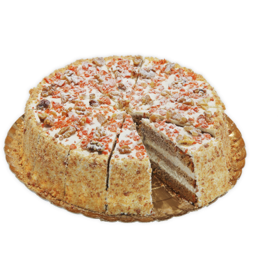 Tarta Zanahoria en porciones