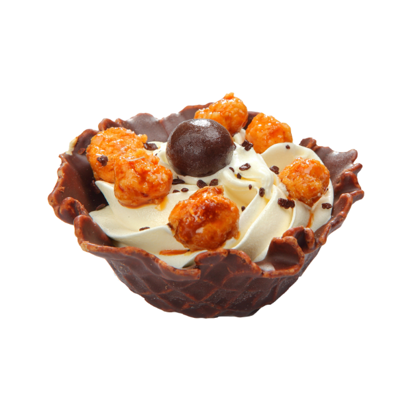 Tulipa helado Tahití con Nueces de Macadamia