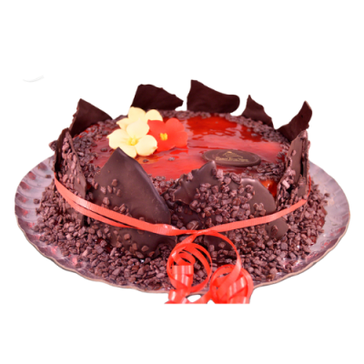 Tarta de Chocolate y Fresa