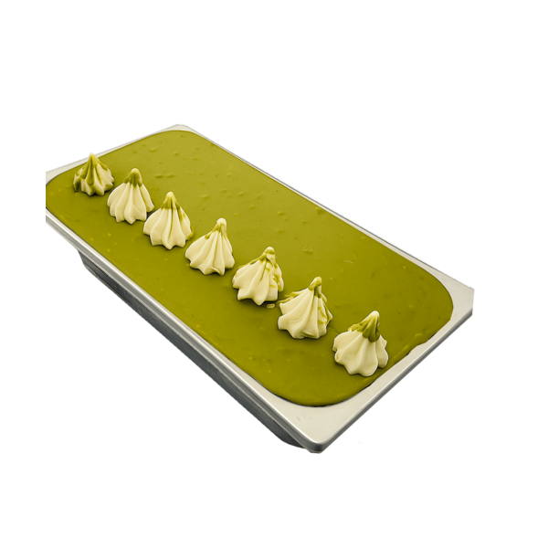 Granel helado Chocolate Blanco con Cremino de Pistacho 5 litros